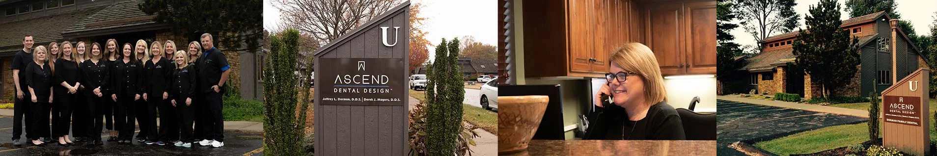 Ascend Dental Design Office Collage Photo