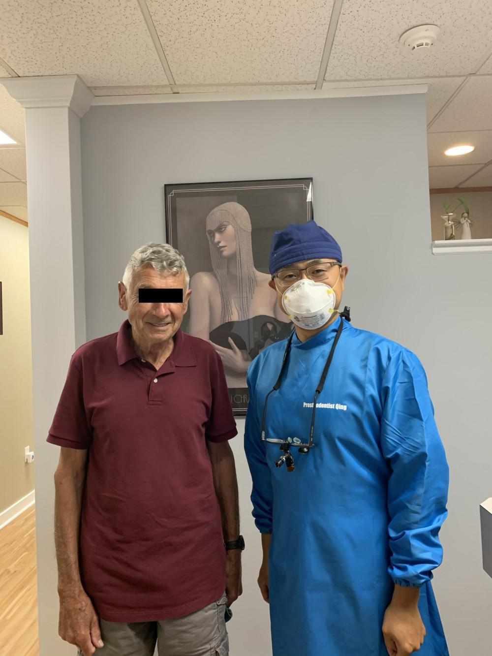 I can eat the corn on the cob nowImplant over denture Bucks Dental