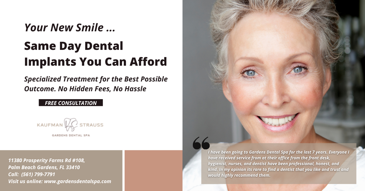 Cosmetic Dentist Palm Beach Gardens, FL | Gardens Dental Spa | Palm - All Smiles Dentistry Palm Beach Gardens