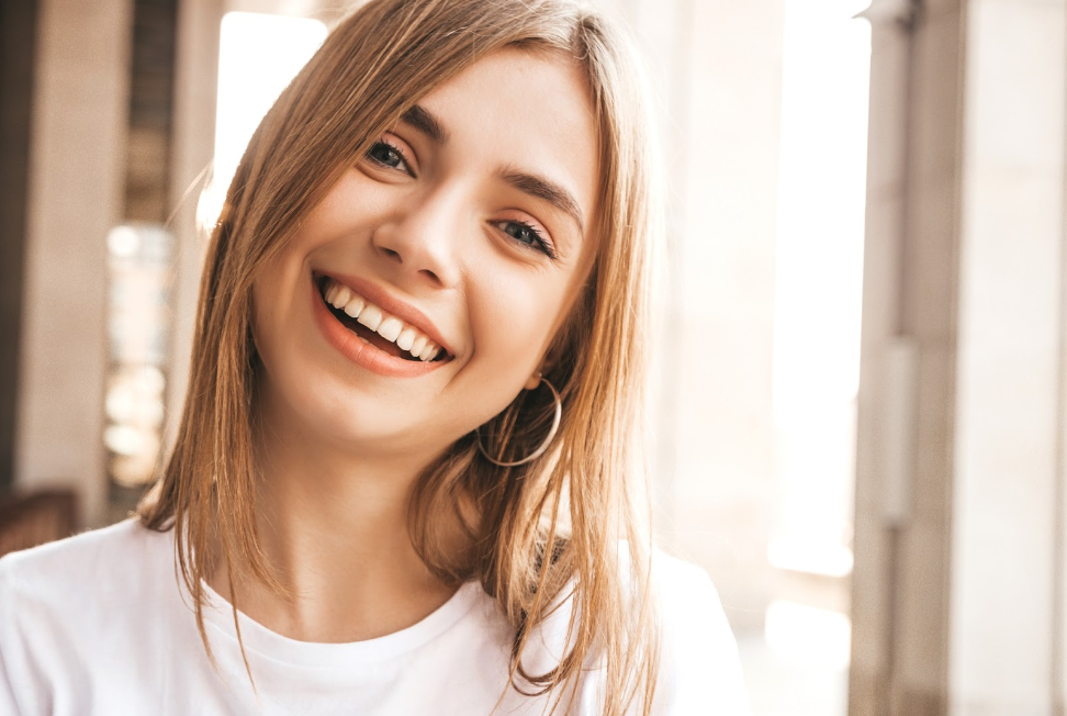 A beautiful smiling girl with charismatic smile A beautiful smiling girl with charismatic smile