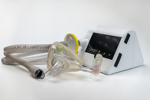 A Picture of a Sleep Apnea Machine
A Picture of a Sleep Apnea Machine