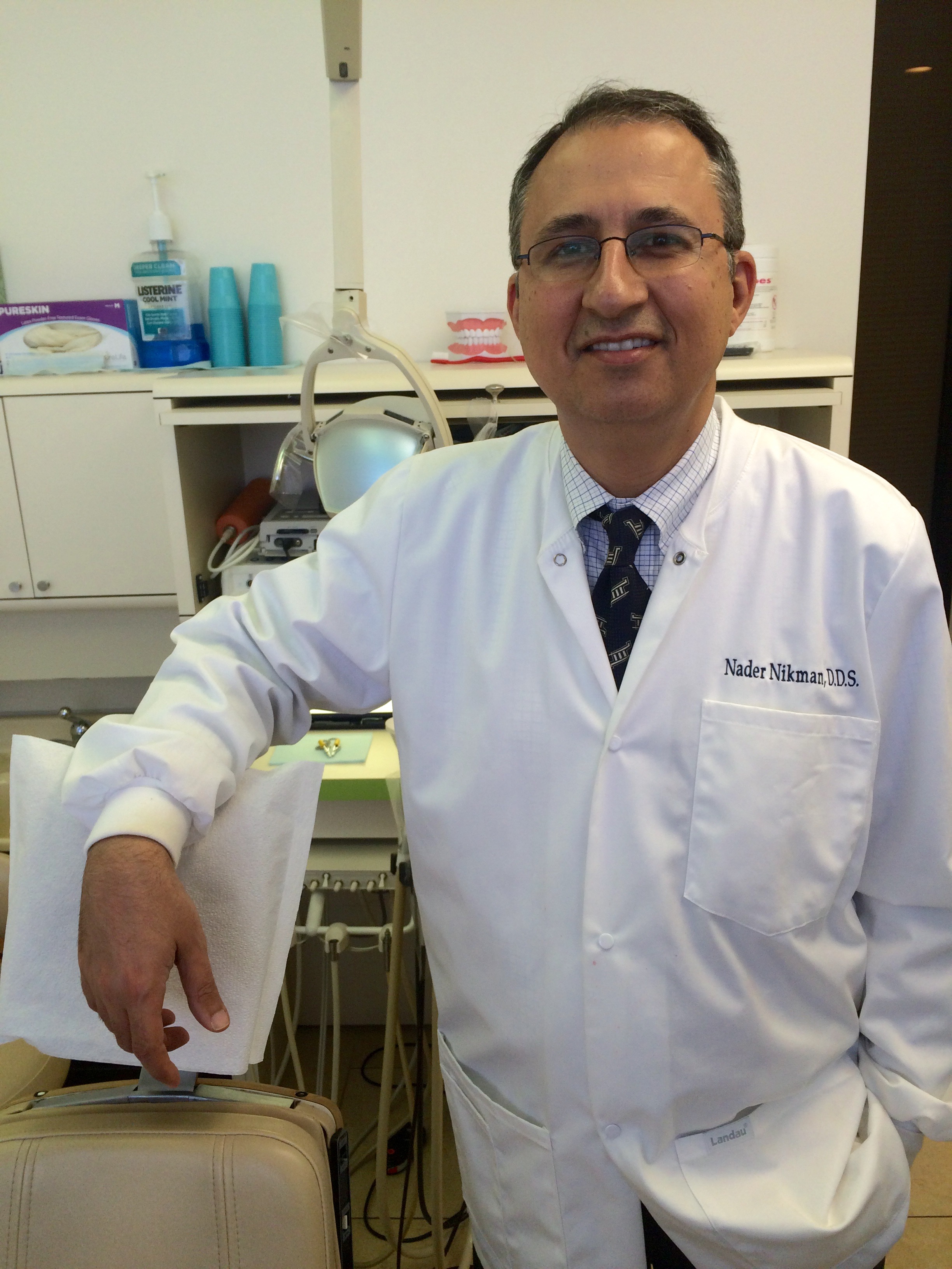 This is a profile image of Nader